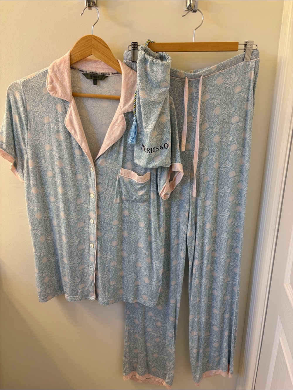 MORRIS & CO Pyjama Set, Sz L.